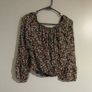 Floral crop top